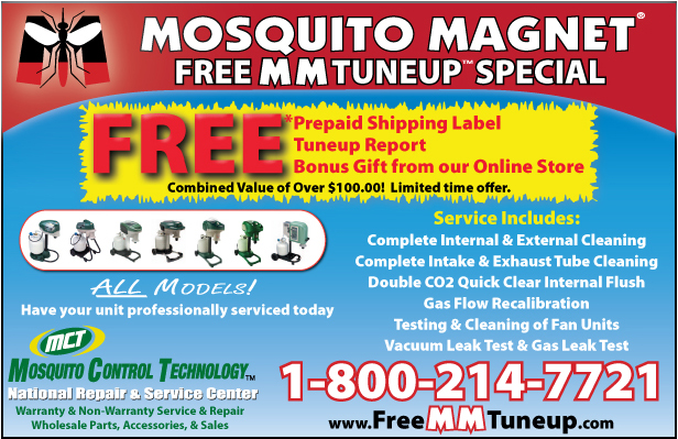 Free Mosquito Magnet Tuneup